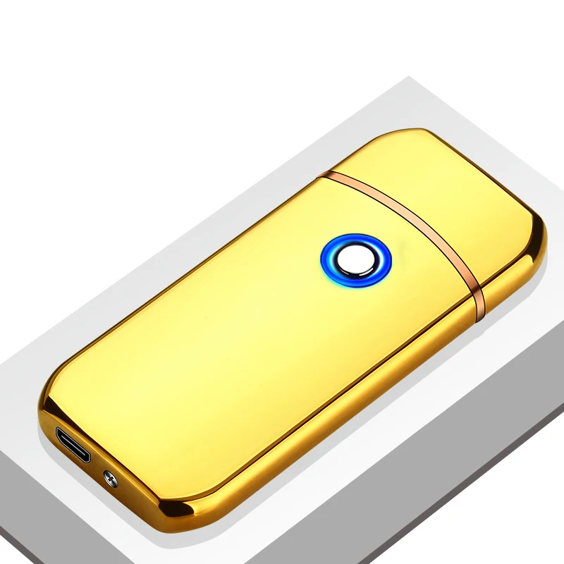 2021 Hot Selling Promotion Lighter USB Rechargeable Tungsten Wire Electronic Lighters logo custom lighter