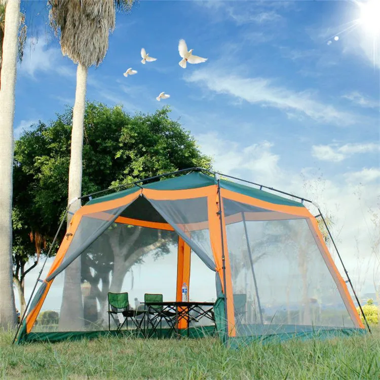 Fully Automatic Thickening Square Mosquito Net Outdoor Tent Canopy Queen Size Mosquito Net