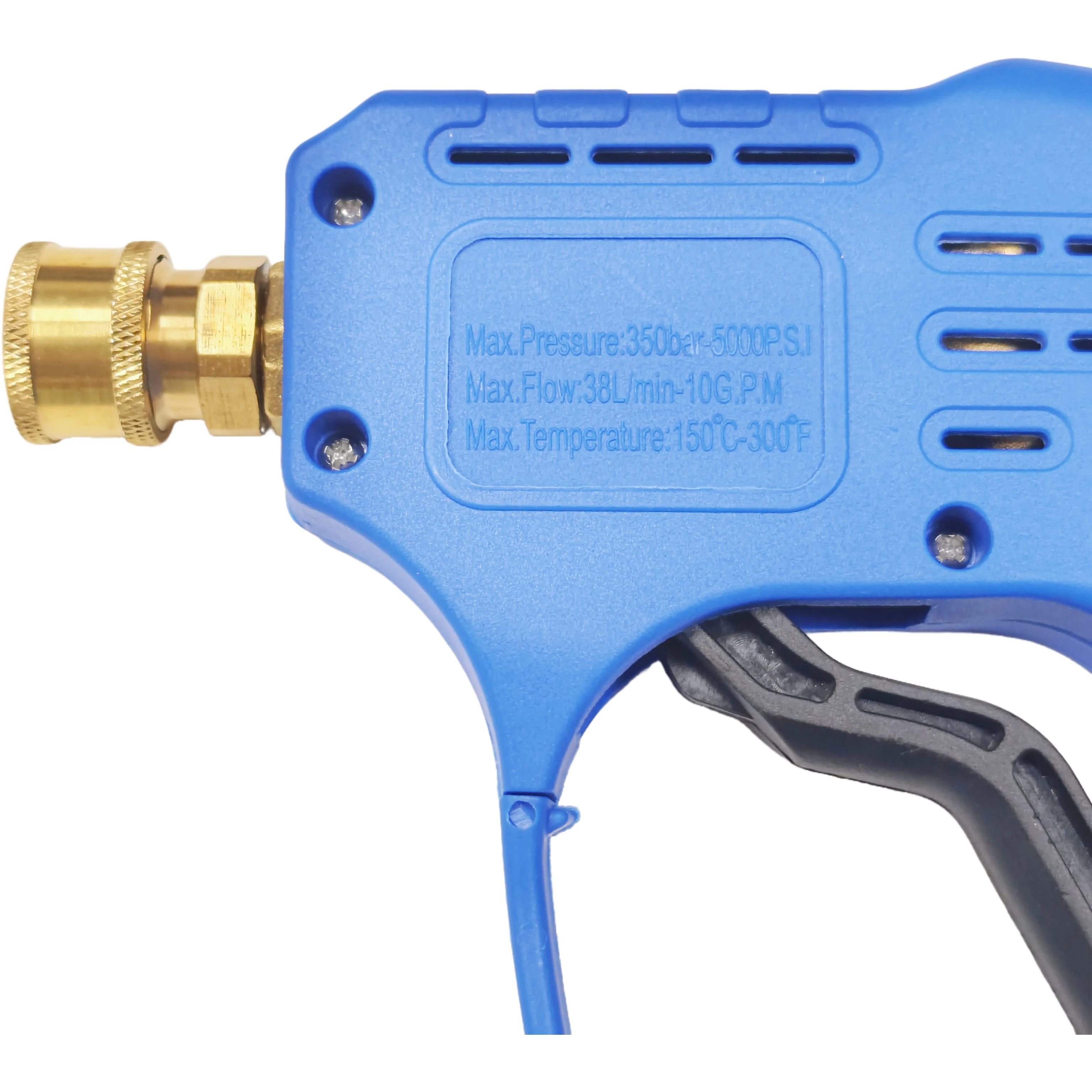 1/4 High Pressure Washer Gun 3000 PSI Car Wash Foam Spray Short Wand w/5 Nozzle