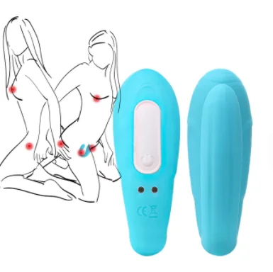 Private Pleasure G Spot Hand Massage Anal Clitoris Sex Toy U Shaped Vibrator