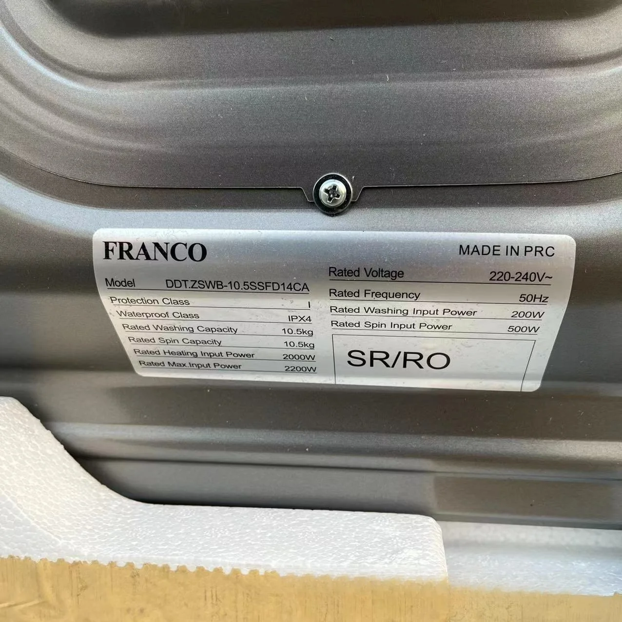 Drum washing machine, household drum washing machine10kg front loading washing machines