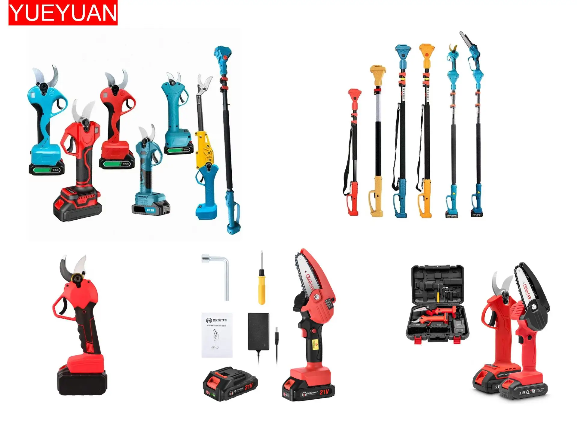 18/20v Garden Hedge Cutter Tool long Pole Tree High Branches Trimmer For Professional