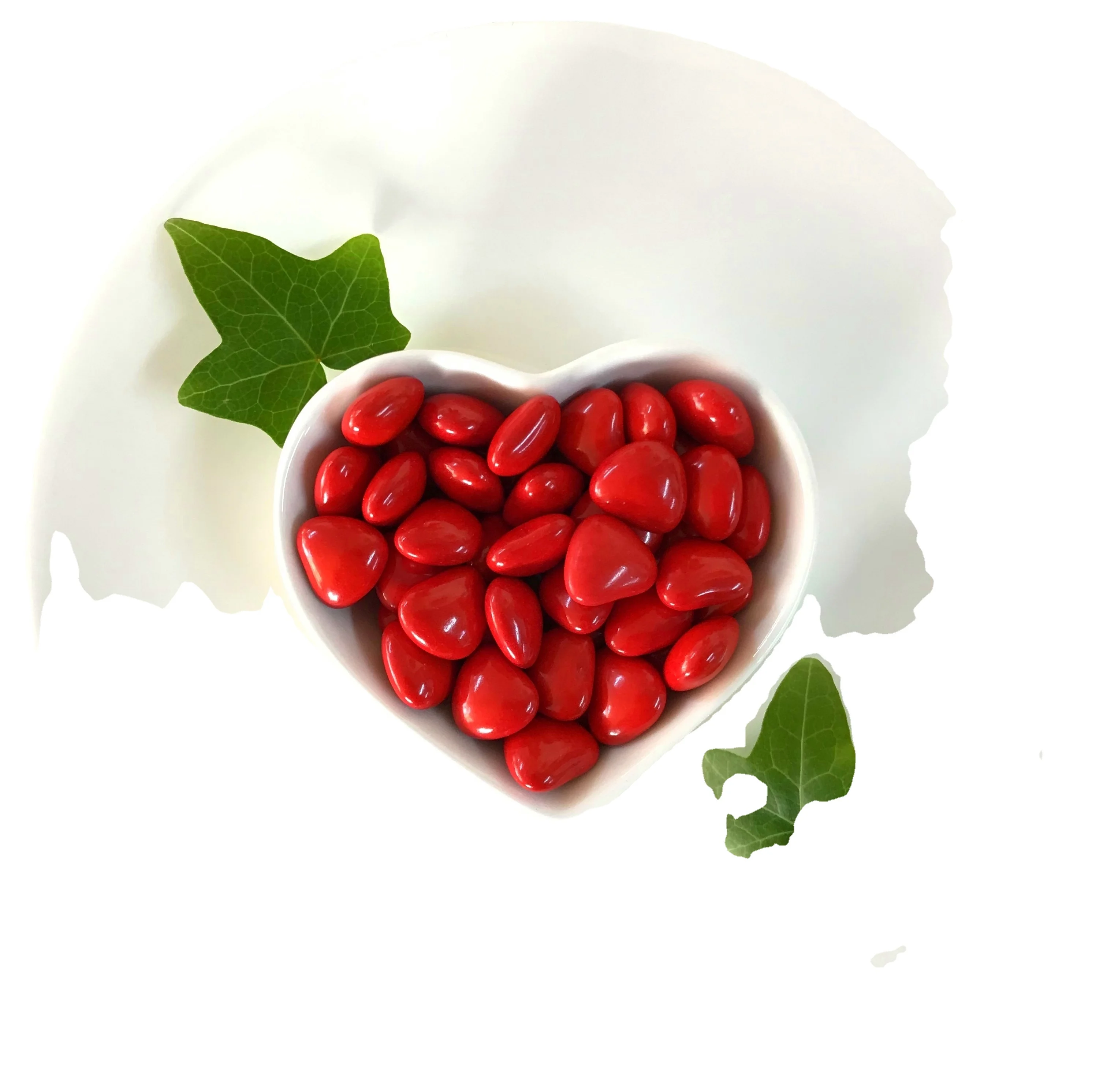 Sweet heart chocolate bean heart shape button chocolate