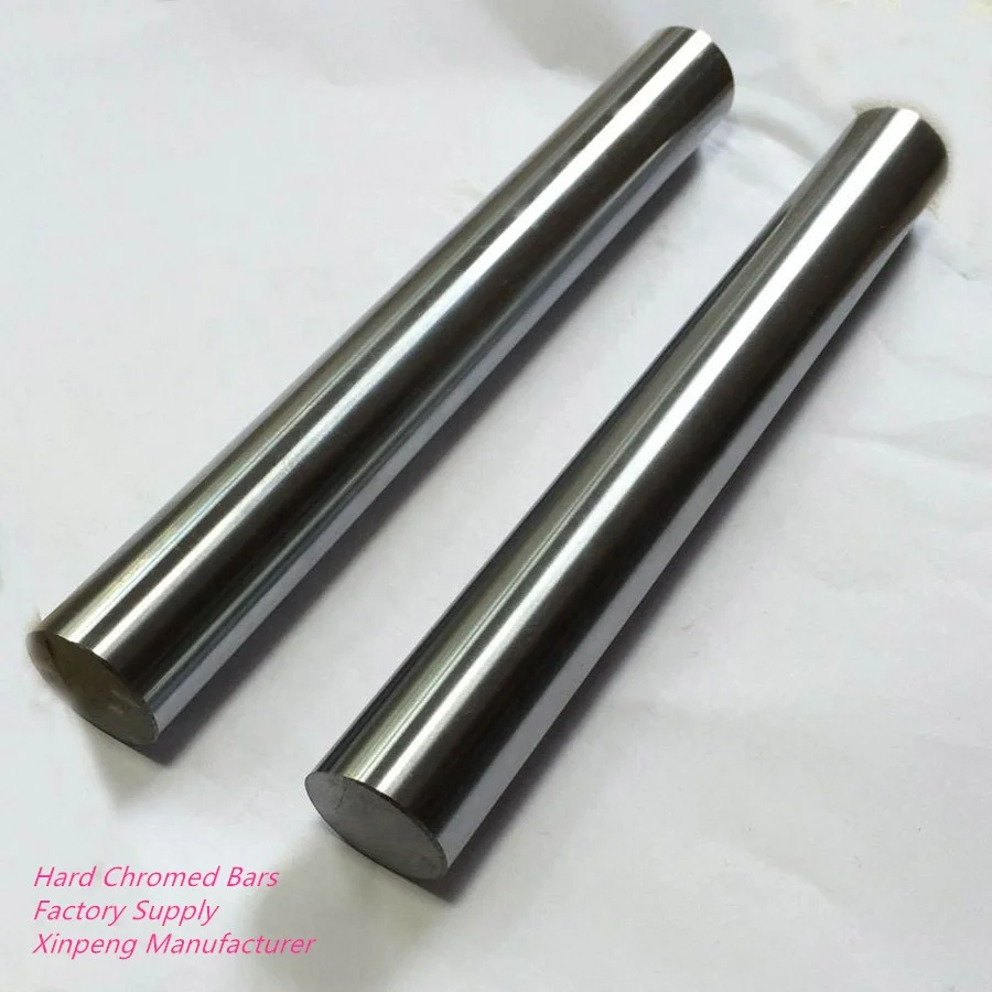 CK45 induction hard chrome plated shafts Rod for hydraulic cylinder