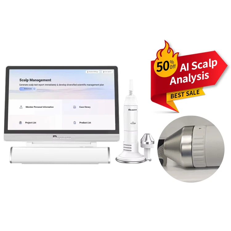 Treat Hair Follicle Problems With The Right Medicine Scalp Analysis Machine AI Android System Big Data Analysis Hair And Scalp