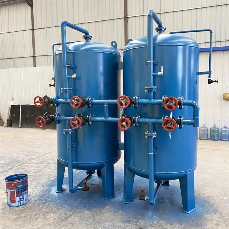Quartz sand activated carbon multi-media filter water treatment pressure filter material mechanical filtration