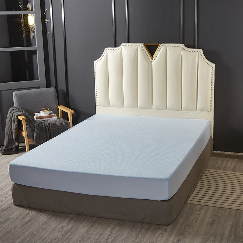 Waterproof Terry Mattress Cover Anti Dust Mite Anti Mattress Protector