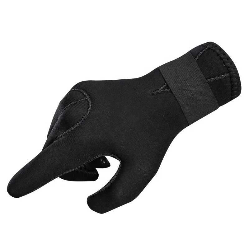 Professional Waterproof Diving Gloves Black 3mm Neoprene