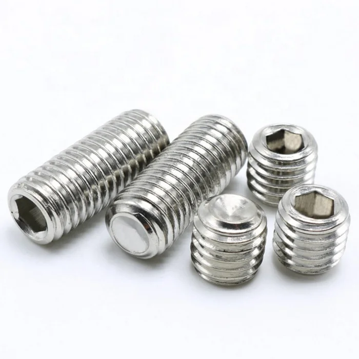 
DIN 916 SS Metric Hexagon socket set screws cup point 