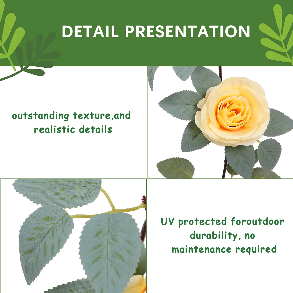 T-31/32/33/34/35 Factory Price Artificial Flowers Greenery Garland Floral Ivy with Mixed Roses Vine for Indoor Decoration