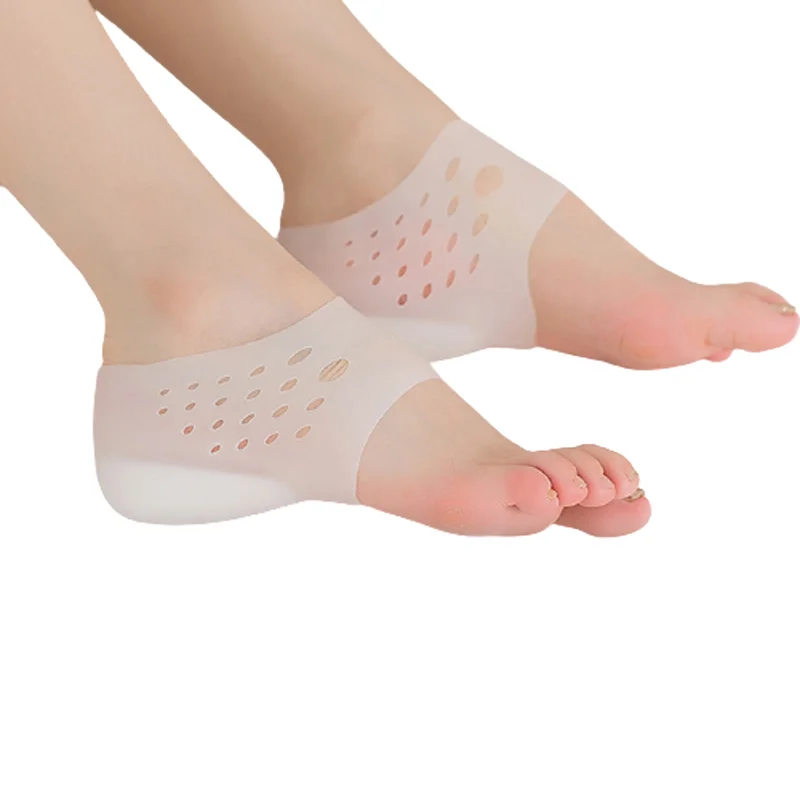 TPE Height Increase Insole Gel Moisture Sock Shoe Lifts shock absorption heel Elevator