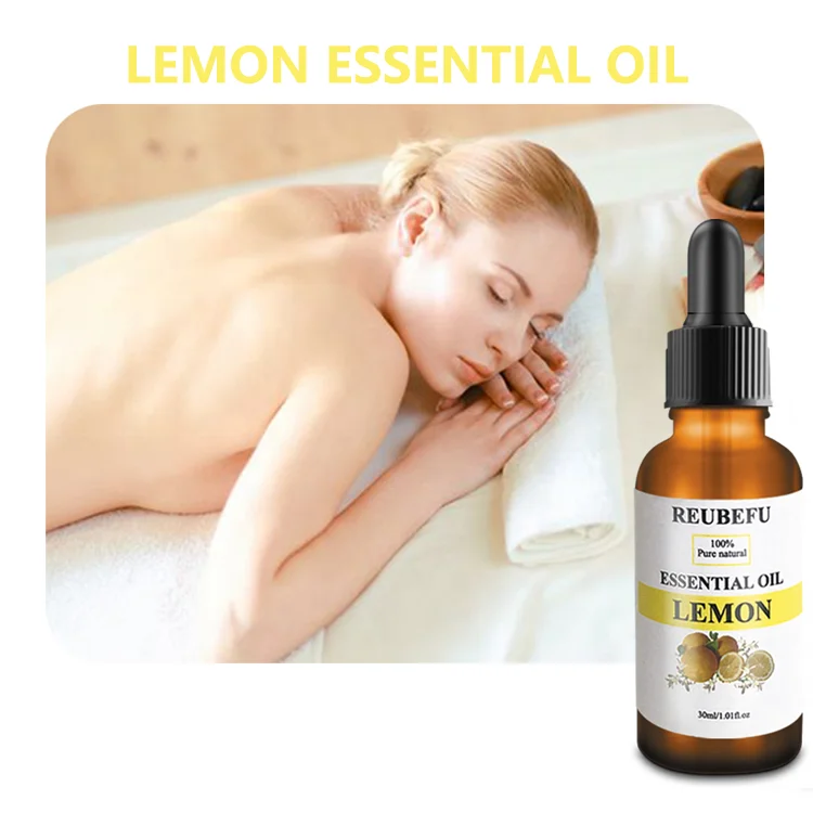 Wholesale Massage Oil Diffuser Organic Natural Pure Natural Pure Aromatherapy Box Lemongrass Aroma Diffuser Lemon Essential Oil