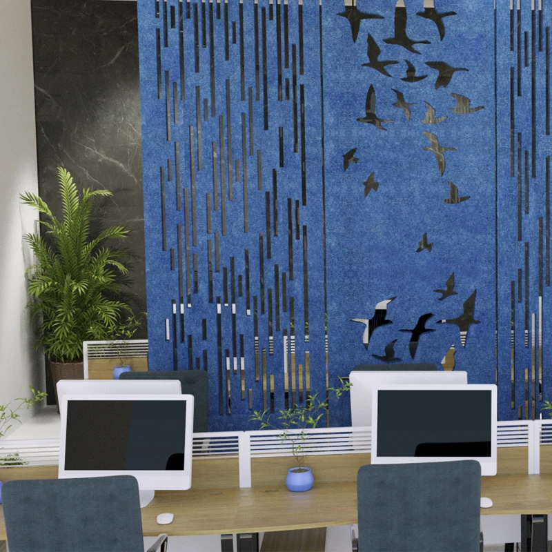 Hot sale Fire Retardant Acoustic Panel Manufacturers Sound Isolation Ceiling Panel