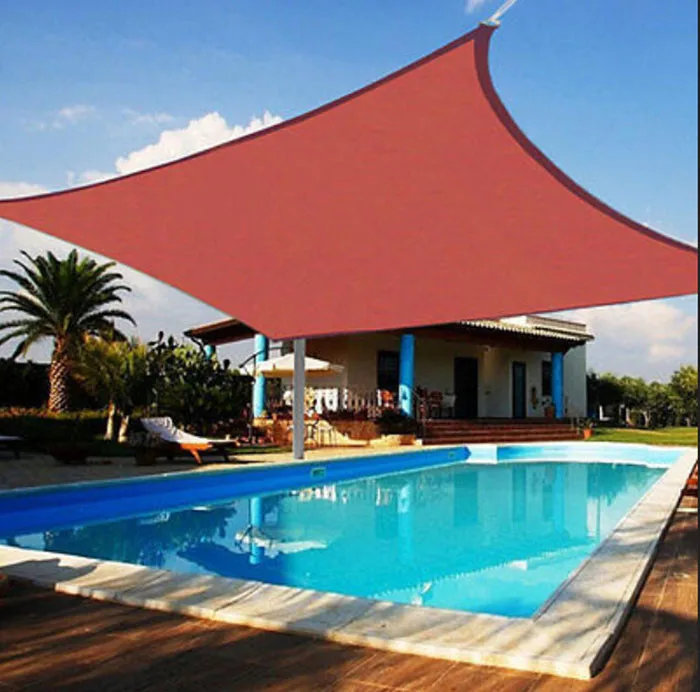 Waterproof shade sail fabric for swimming pool outdoor