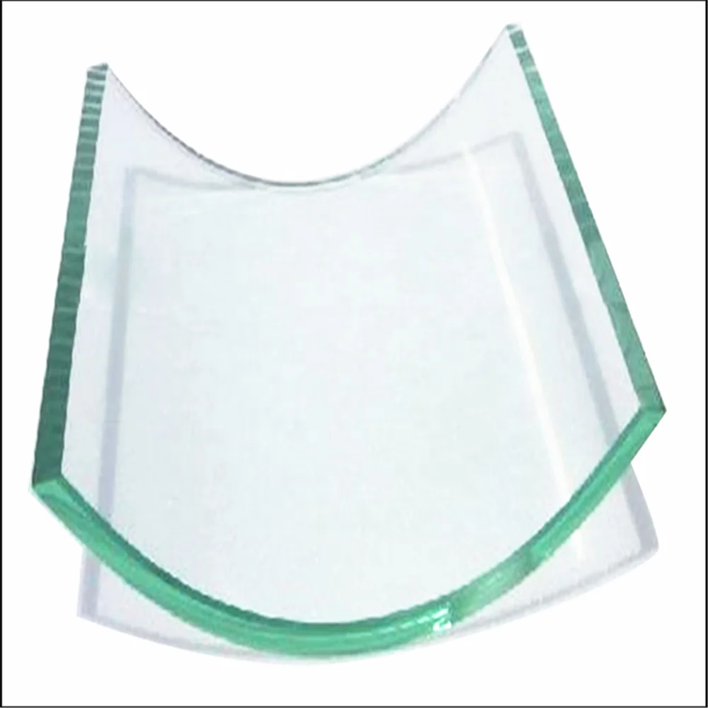 High safety 18.28mm heat strengthen curved glass railing 8+2.28+8mm 886 laminated glass price