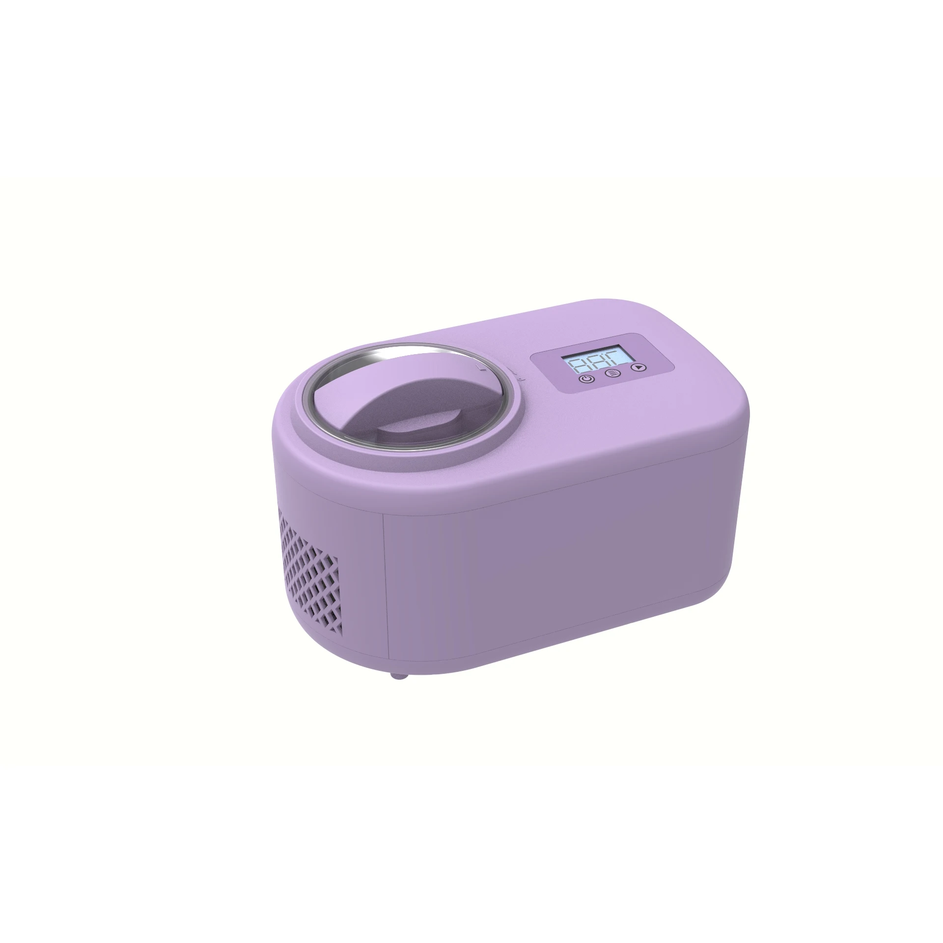 1000ml Home Diy Professional Electric Cone Mini Ice Cream Maker Machine Fruit by Compressor cooling