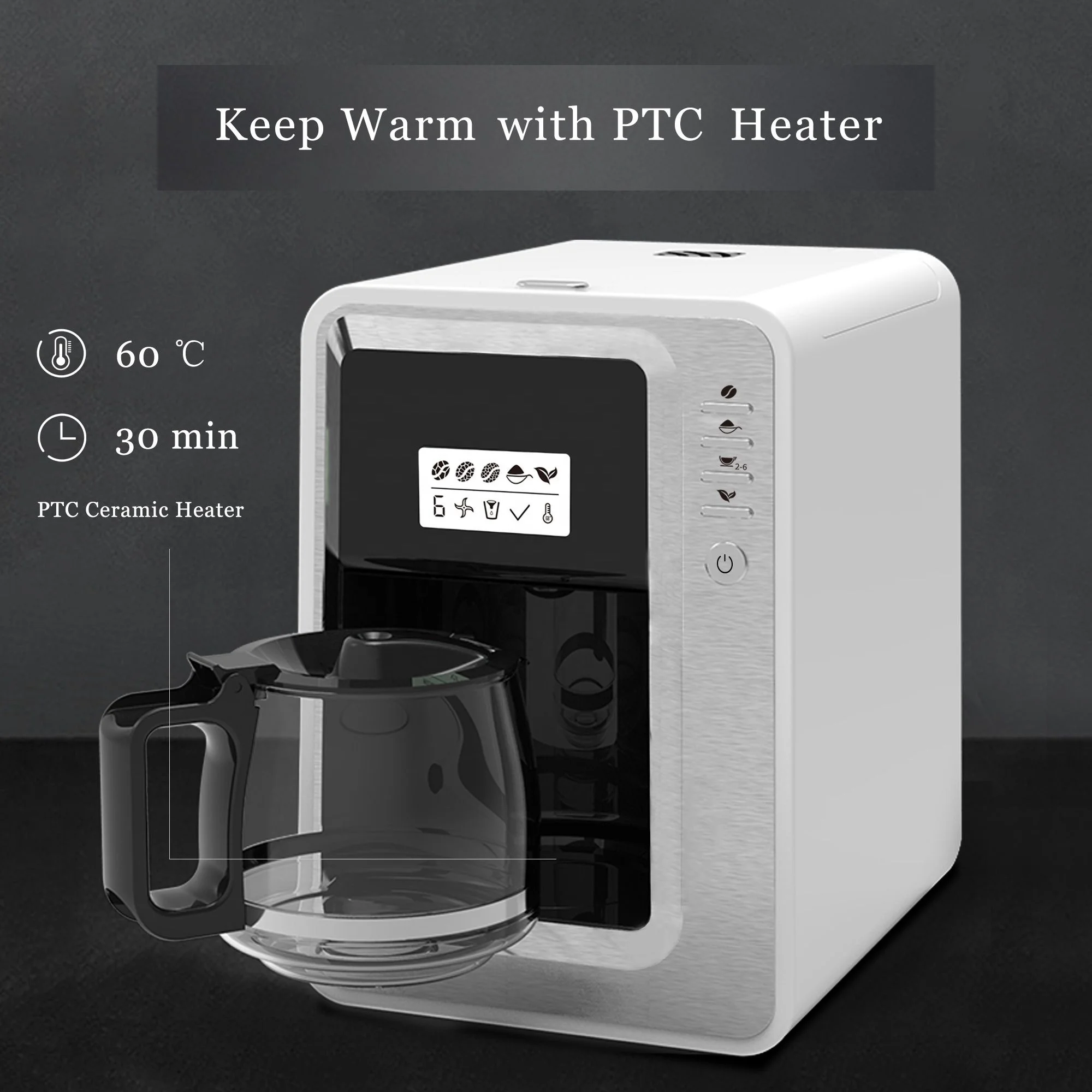 Простота в эксплуатации сенсорный экран дисплей автоматическая кофемашина