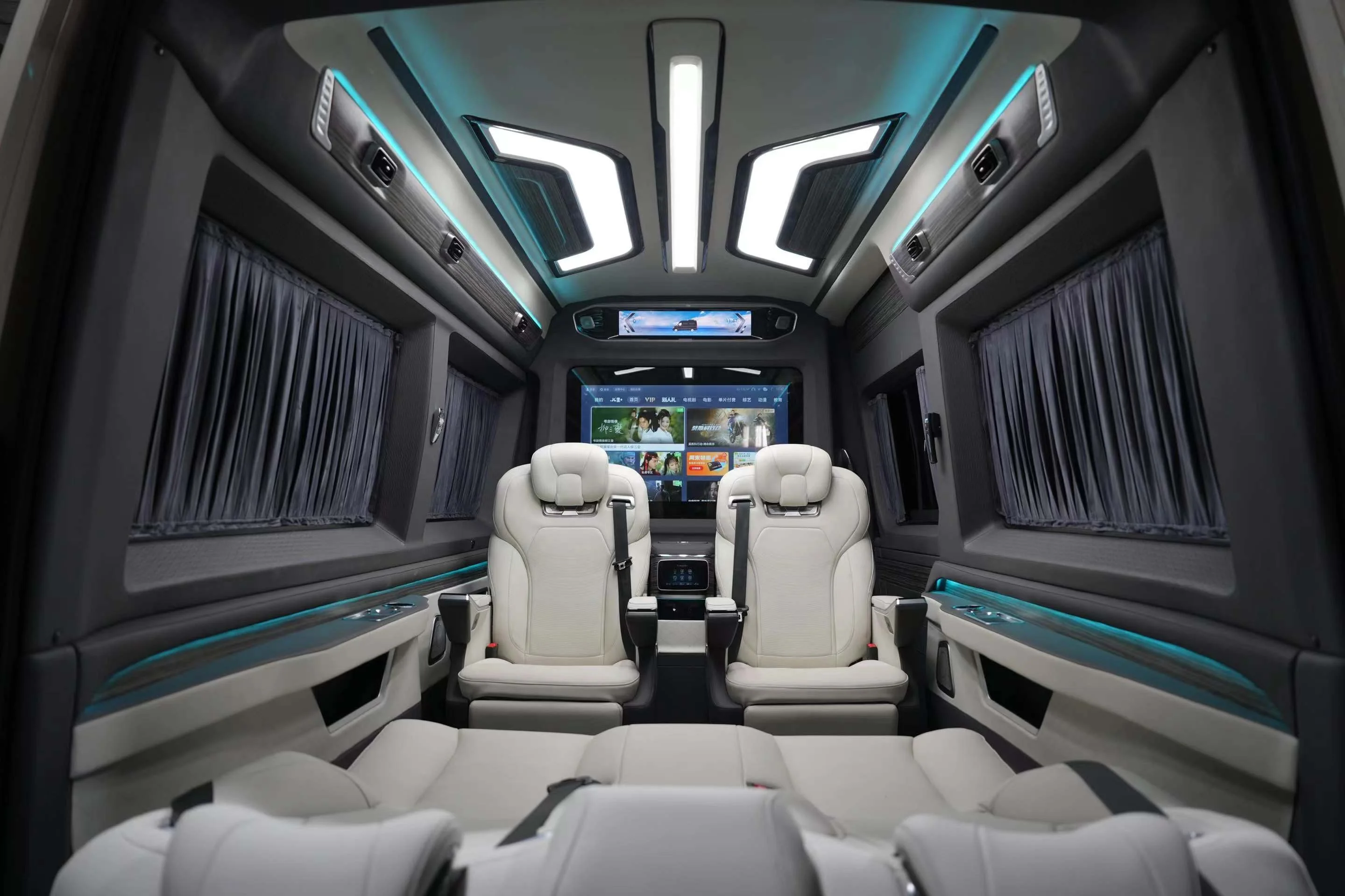 2024 Мерседес спринтерский фургон полноразмерные стены Модернизированный VIP роскошный салон автомобильный перегородки комплект сидений для фургона
