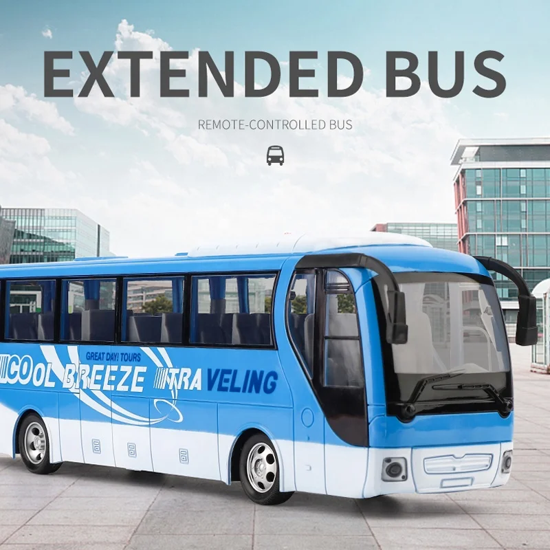 Hot Seller 4 Channel RC Car Sound And Light Remote Control City Bus