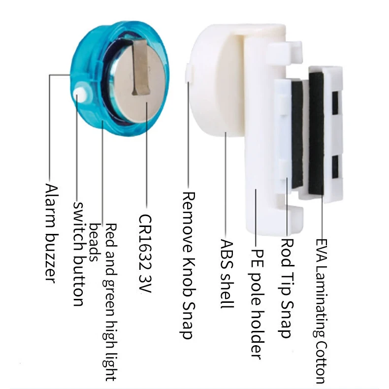 Wholesale intelligent fishing rod led light for night fishing