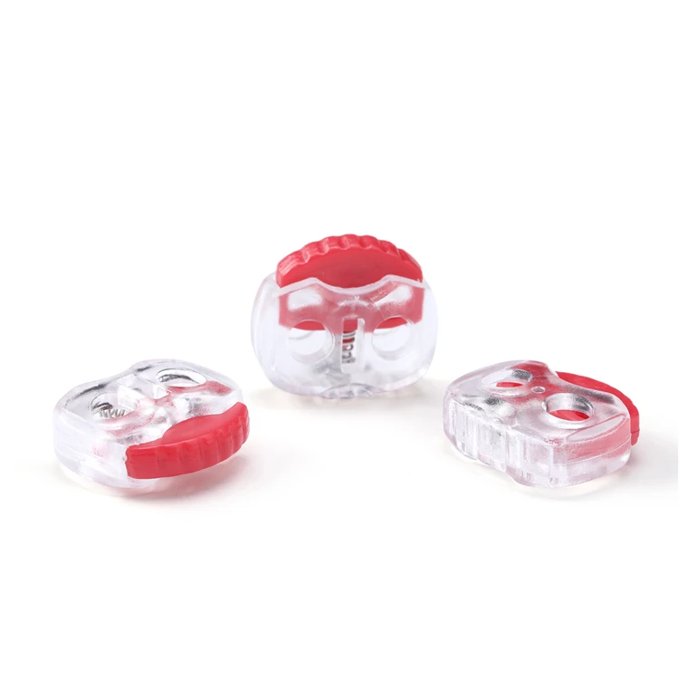 Factory Price Design Nylon Cord Lock Elastic Stopper Plastic Cord End For Outdoor Clothing