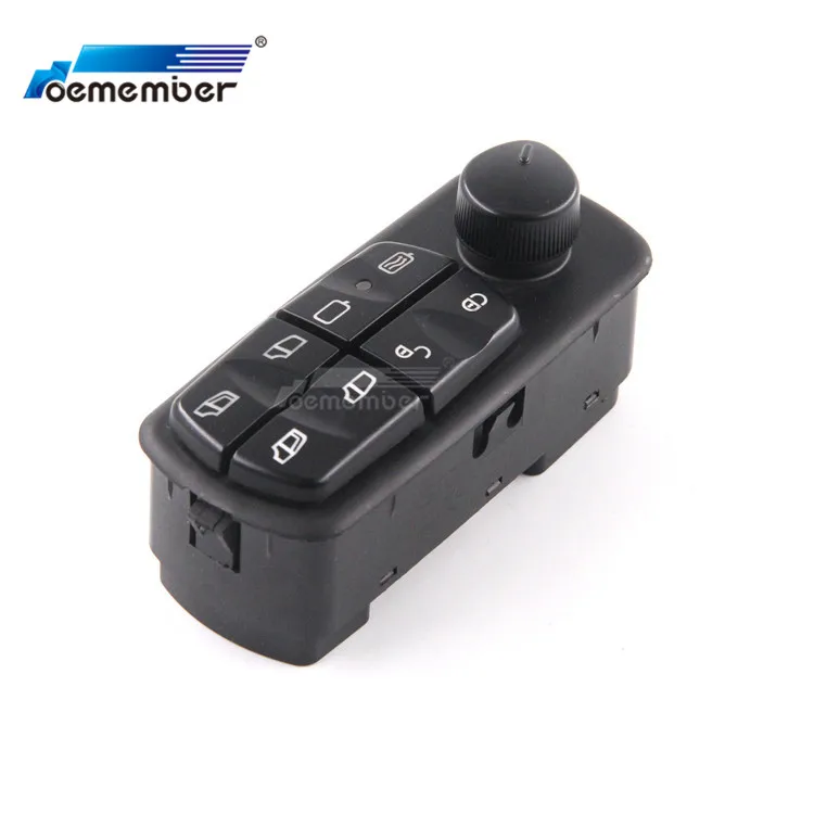 Oemember 0055452813 A0045455913 Heavy Duty Truck  Door Master Electric Power Window Regulator Lifter Control Switch For BENZ