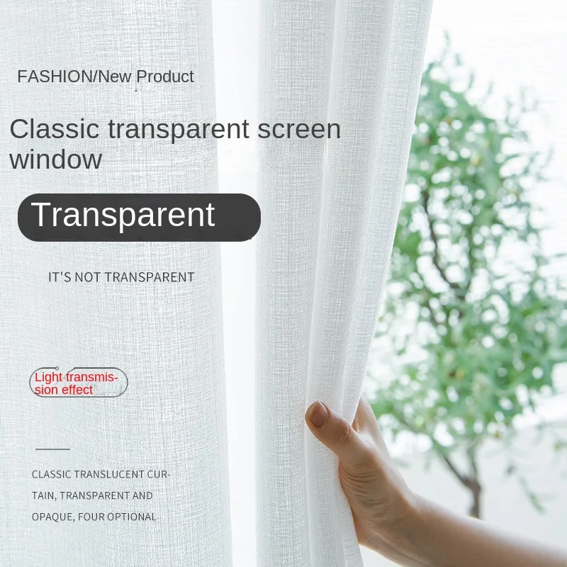 Basic Rod Pocket Sheer Voile Window Curtain Panels Assorted Colors Sheer