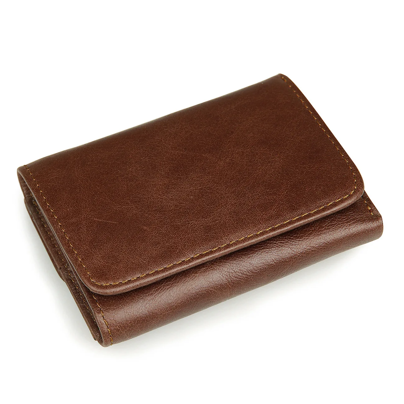 Vintage Men Genuine Leather Wallet Luxury Short Male Purses Money Clip Credit Card Holder Good Quality Man Wallets