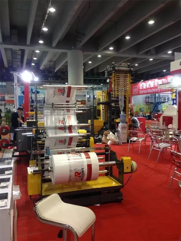 
High output SJ-55/FM800 HDPE LDPE plastic film extrusion blowing machine 