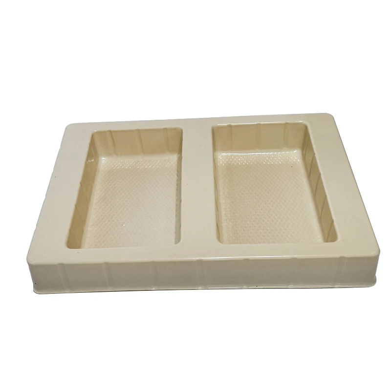 Customizable flocking plastic tray packaging to protect fragile goods from damage,egg packaging