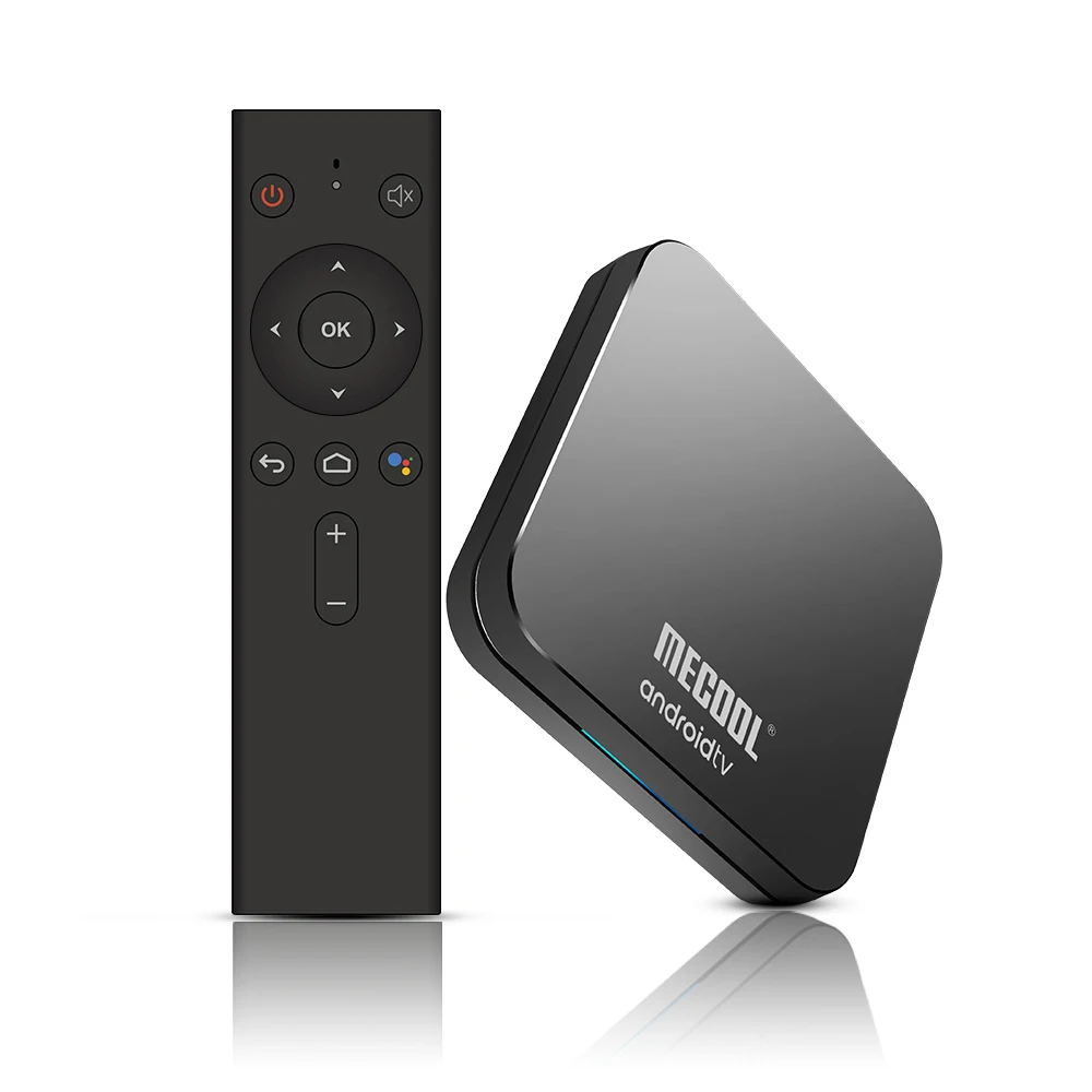 MECOOL KM9 Pro Deluxe Android TV OS Box Official ATV v9 Pie 2 + 16 Гб settopbox