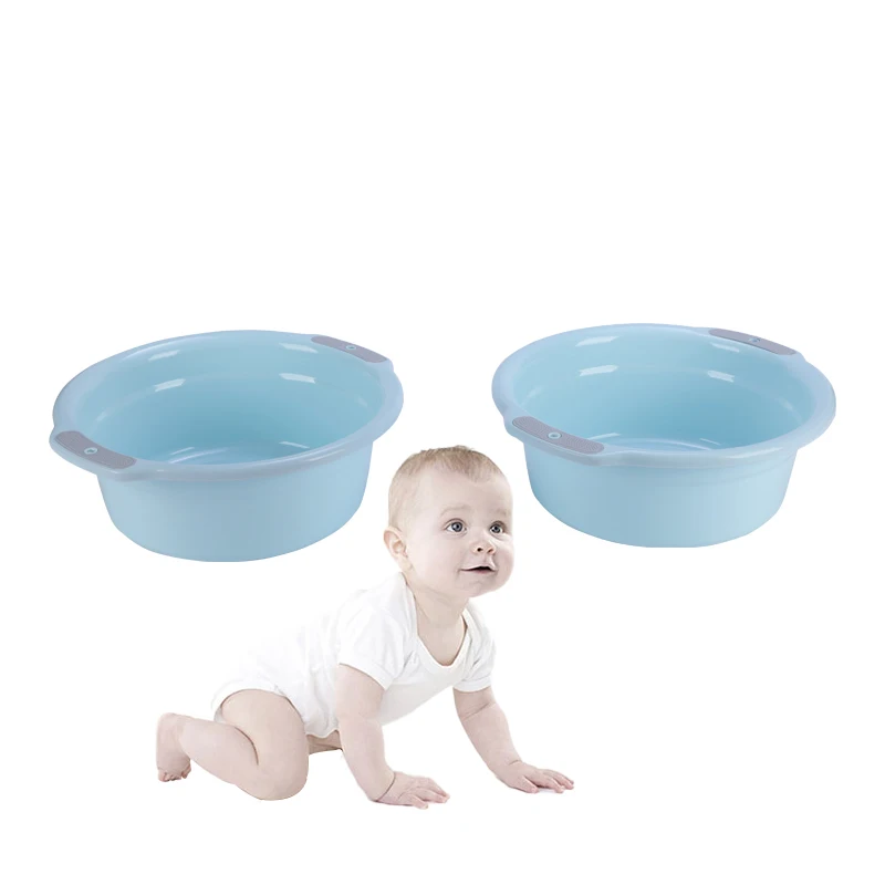 Wholesale Multi-Functional Hangable Durable Round Plastic Wash Basin For Household Use