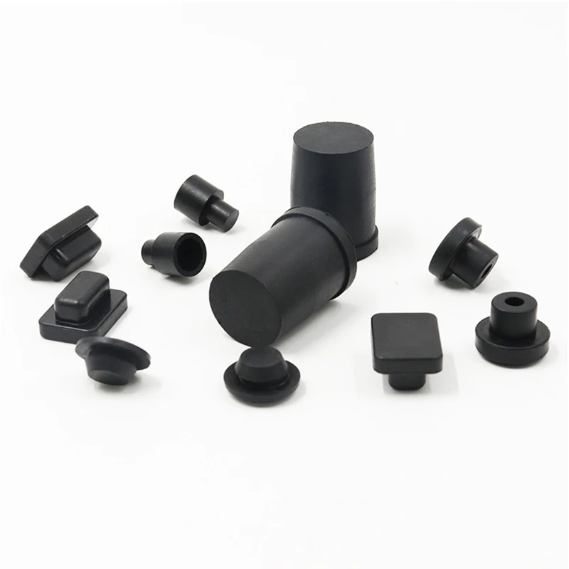 Customize rubber plug Silicone EPDM NR Hole Stopper, T-type Stopper Rubber Pipe Hole Plugs