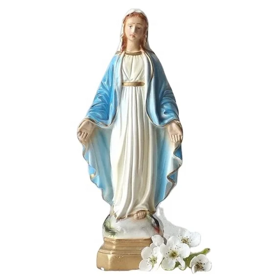Virgin Mary figurines, church statues, home desktop, office, bookcase decoration, perfect gift for believers