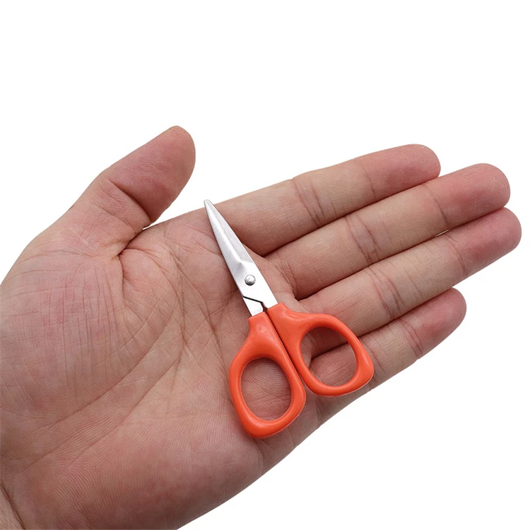 Plastic Student Scissors school utility Scissors Stainless Steel ciseaux with Smartcut Cutting Scissors