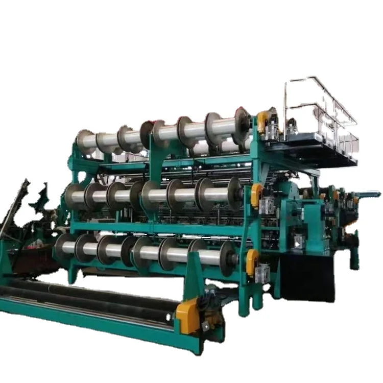 Jacquard 3D shoes fabric  air mesh fabric sandwich cloth double needle bar warp  Knitting Machine