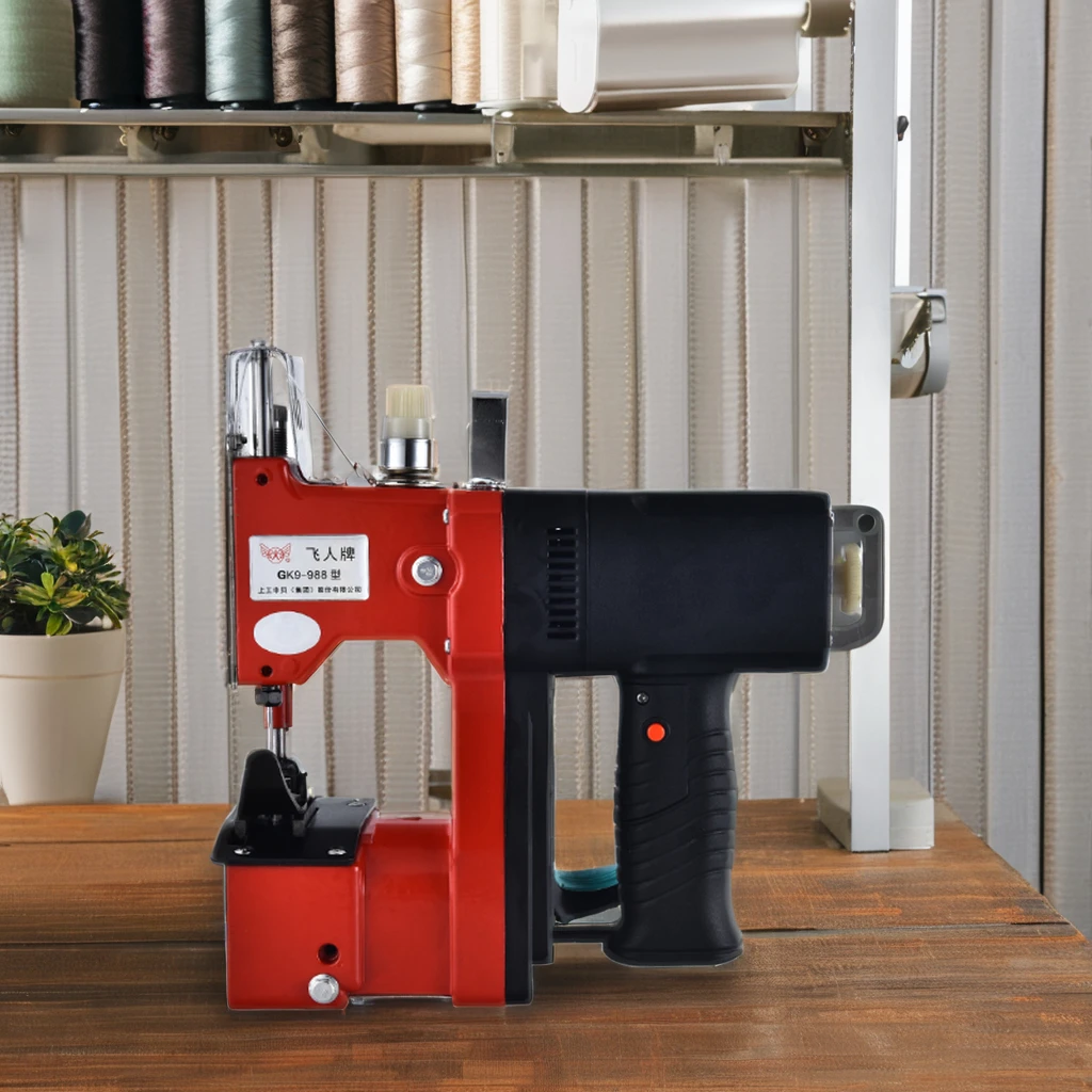 High-speed Electric Sewing Machine Industrial Woven Portable Handheld Sealing Machine Flour Bag Overlock