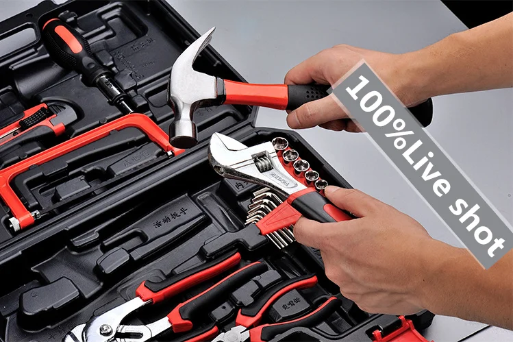 Multi-functional repair tool set bike box set mechanic professional car power tools combo top tool kits