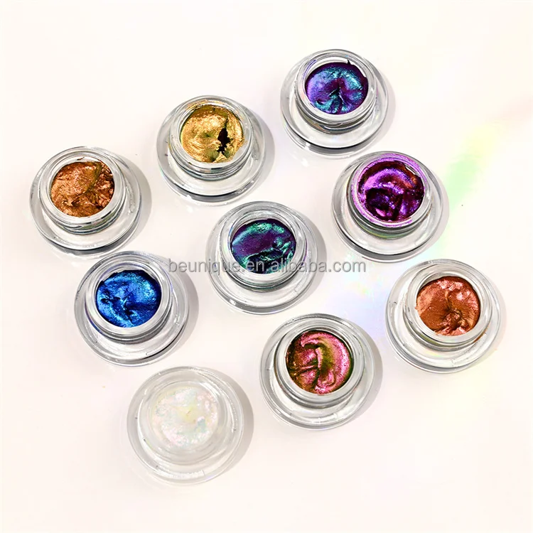 Custom Logo Single Performance Face Color Makeup Eyeliner Eye Shadow High Pigmentation Custom Multichrome Eye Shadow Chameleon