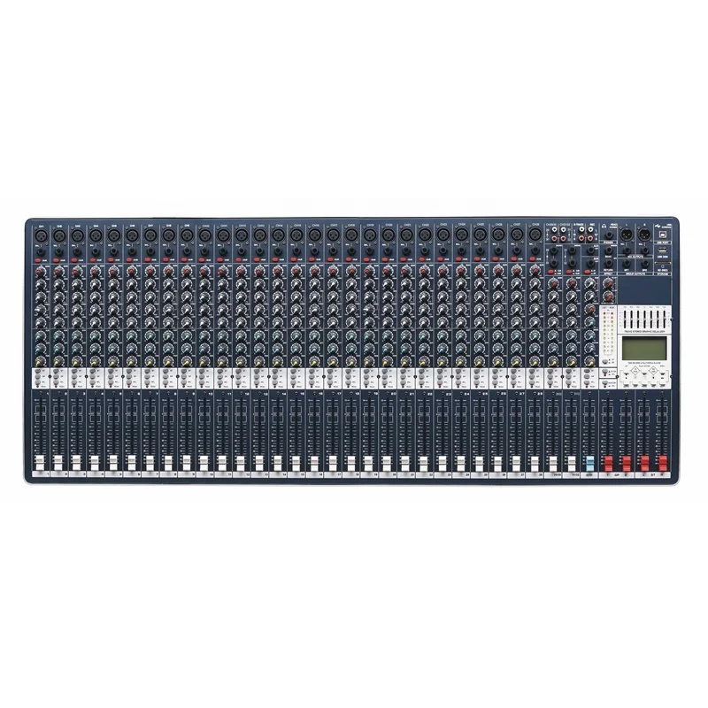 AUX/PFL/USB/SD/MP3/WAV/WMA Система домашнего кинотеатра семейная профессиональная аудио KTV 32-канальный аудиомикшер консоль