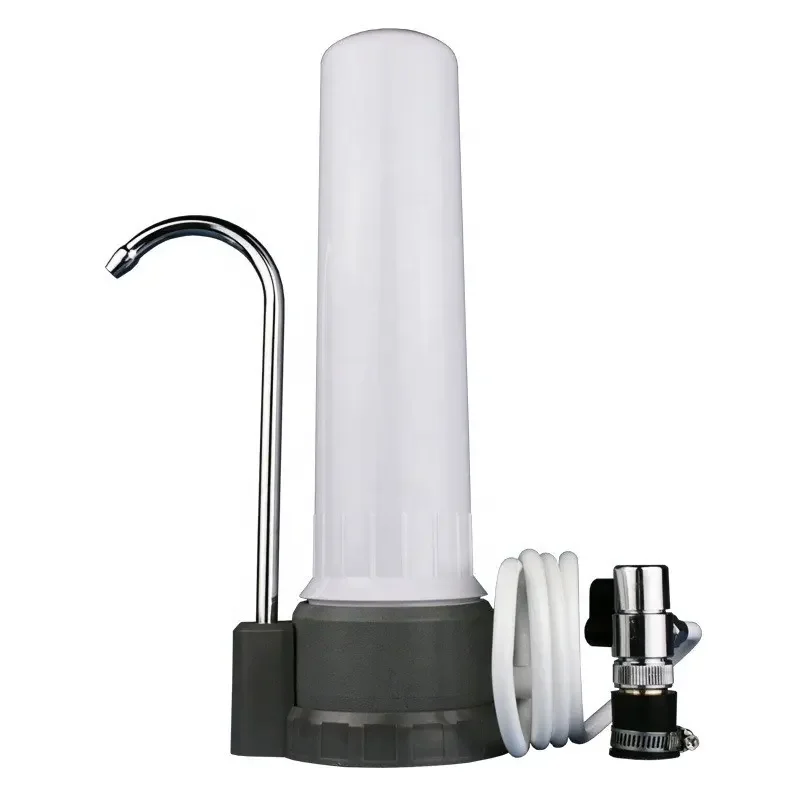 7 Stage Countertop Water Filter System Faucet Water Filter with 1 Ceramic Filters Reduces Heavy Metals Bad Taste