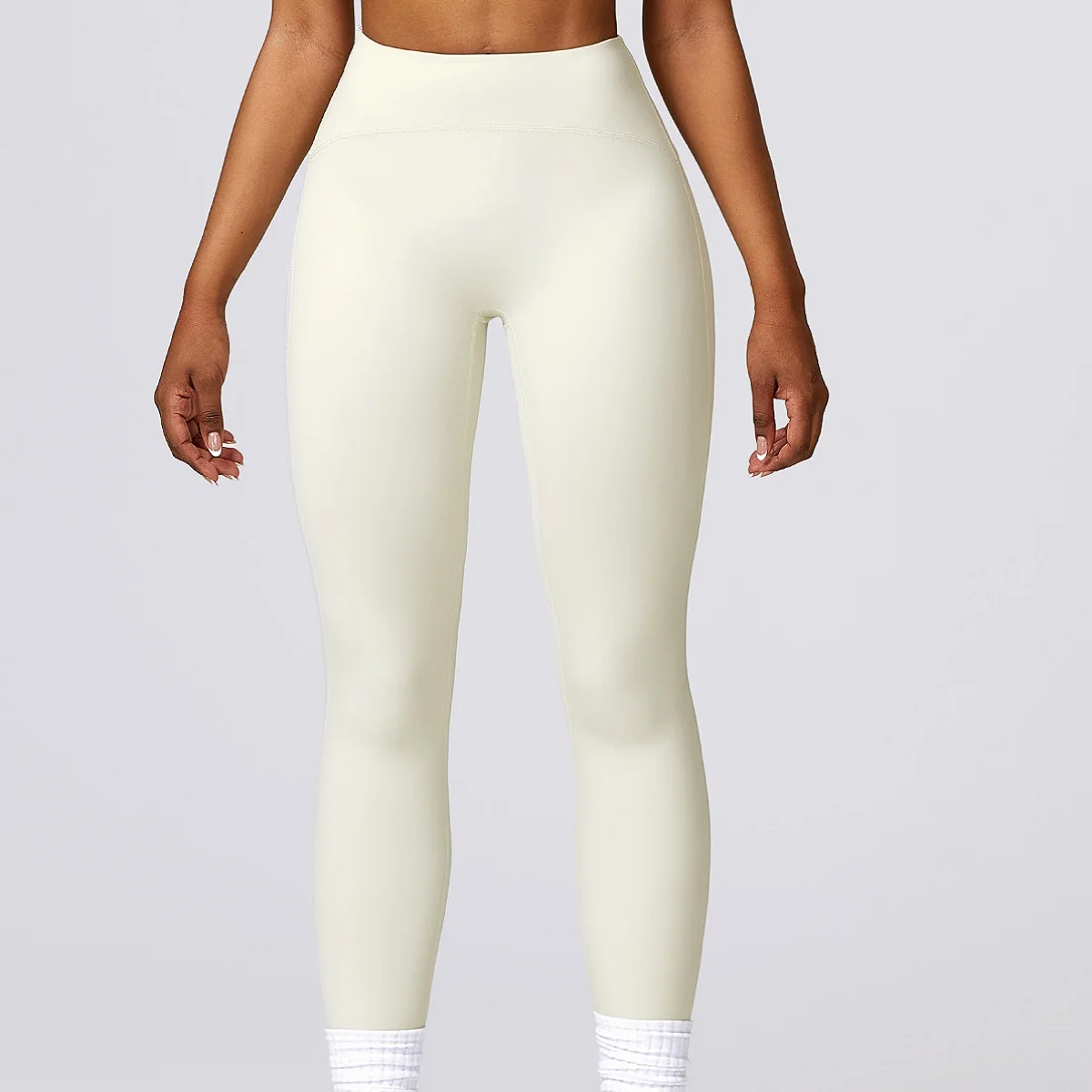 CCK8359 Eco-Friendly High Waist Tummy Control Yoga Leggings Seamless Butt Lifting Workout Leggings Running Tight Fitness Pants