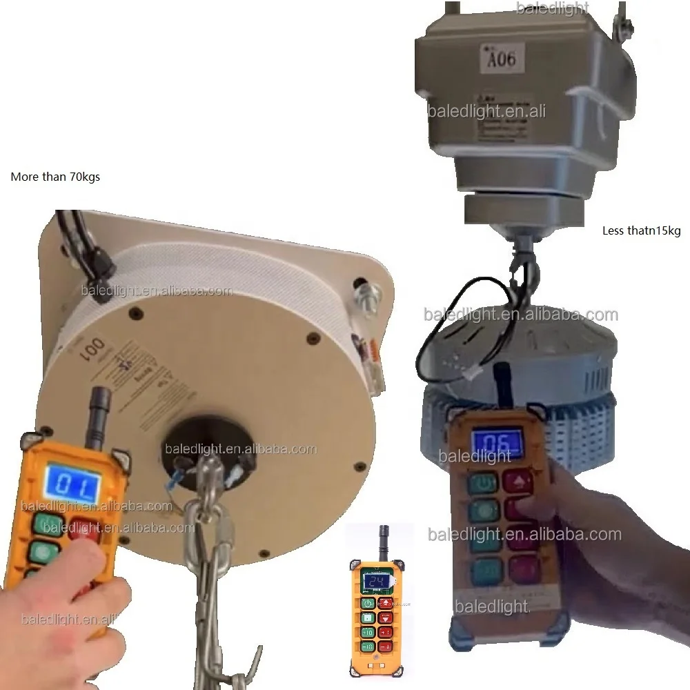 Подвесной светодиодный светильник для высоких потолочных светильников, 15 кг, 35 кг, 70 кг, 100 кг