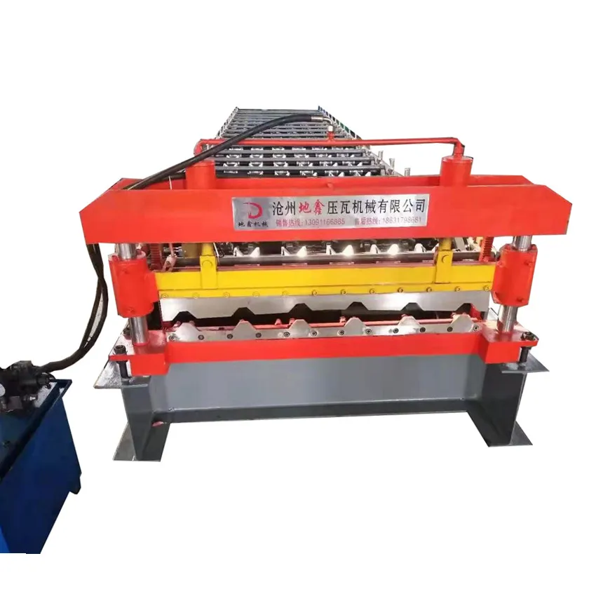 Trapezoidal profile steel Roofing and Wall Sheet Roll Forming Machine/Roof Tile Making Machine (62385465872)