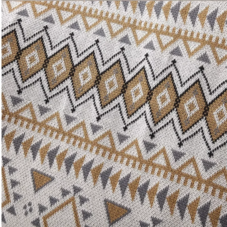 Nordic Style 100% Acrylic  Super Soft Home Decor Throw Blanket For Bed Portable Knitted Blanket