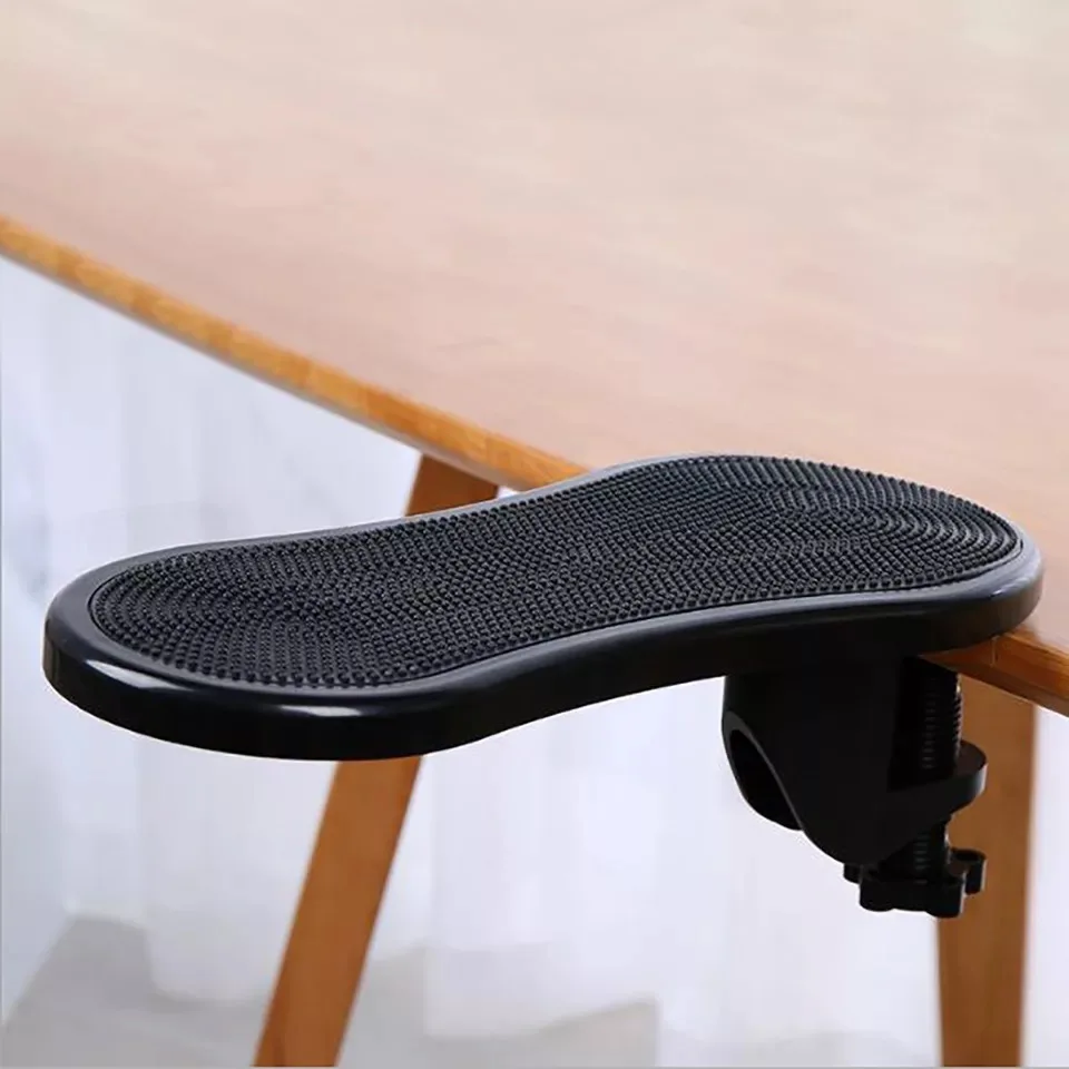 Factory Hot sale new design Ergonomic rotating computer arm rest support for desk chair PC wrist rest extender
