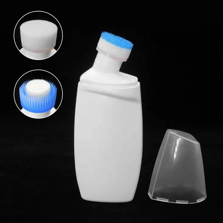 Professional customizable white shoe sneaker cleaner spray with sponge
