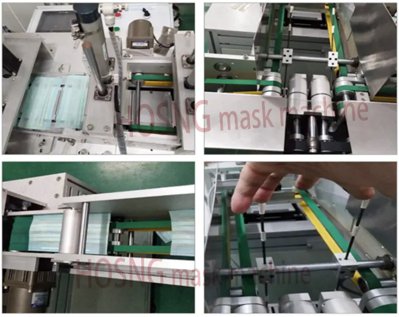 Automatic Disposable Plane Non-woven Medical Mask Body Machine For 3 Ply Face Mask Making Machine