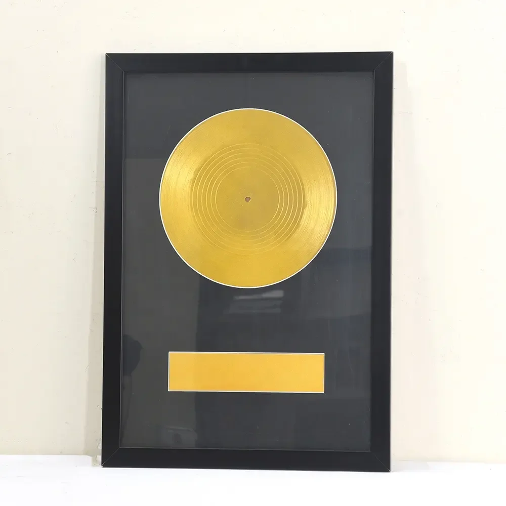 Customized High Quality Simplicity Wooden Color Black CD Display for Collection Mounting Wall Art Frame