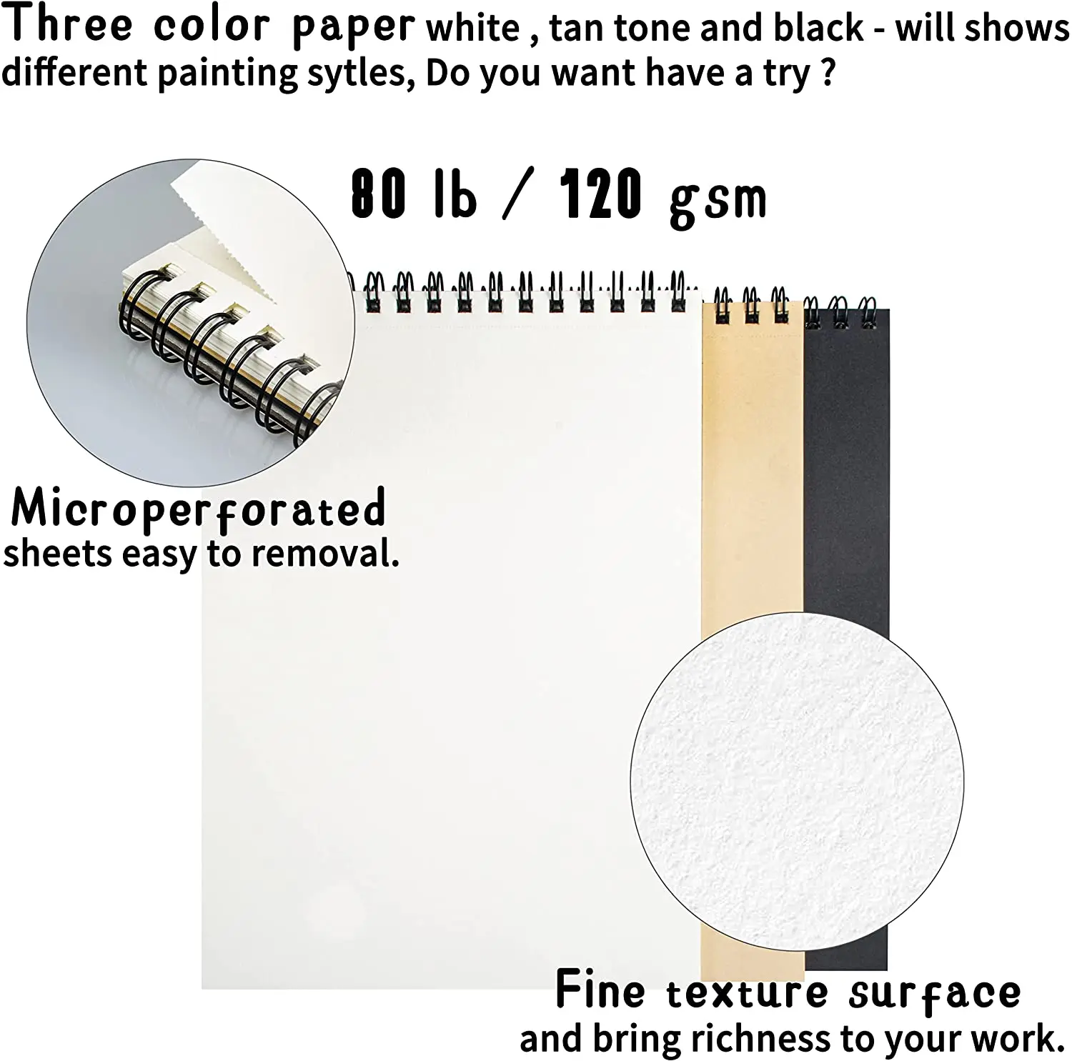 Professional 40 Pieces Sketching Supplies with 3-Color Sketchbook, Graphite Charcoal Pencils, Artist Kit for Adults Teens